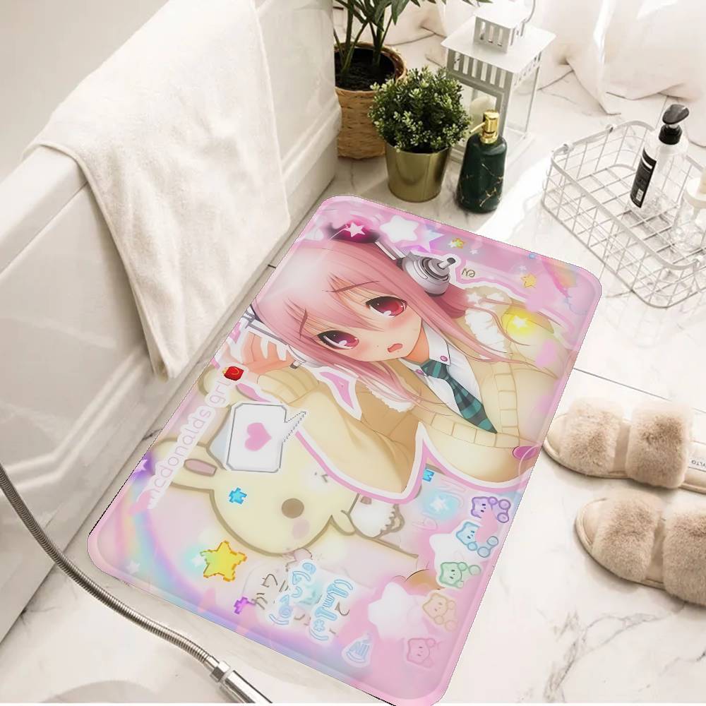 1PC Idol SUPER SONICO Entrance Door Mat Washable Non-Slip Living Room Sofa Chairs Area Mat Kitchen Welcome Doormat