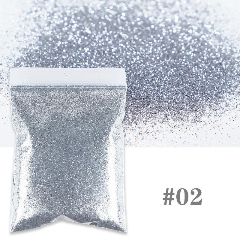 10G Σκόνη Ψιλό Γκλίτερ Χύμα 0,2mm Για Νυχοτεχνία Τέχνη Σώματος Κατασκευή Κοσμημάτων Διακόσμηση Φεστιβάλ Και Χειροτεχνίες Diy