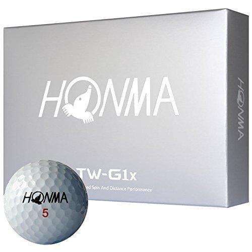

Honma Golf Tour World TW-G1X Balls, 1 Dozen (12 Balls), White