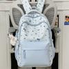 Schoolbag Junior High School High School Student Schoolbag Cute Bow Kitten Backpack College Style High Value Small Fresh Backpack