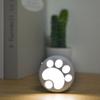 With Motion Sensor Cat Paw Night Lamp USB Rechargeable Wireless LED Light  Kitchen