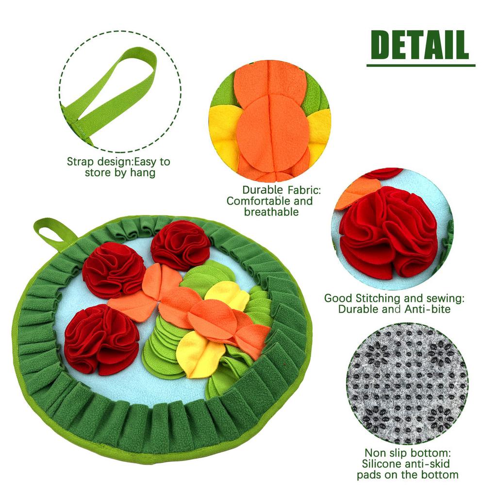 Dog Smell Pad Pet Slow Food Pad Cat Interactive Toy Decompression Indoor and Outdoor Anxiety Smell Pad