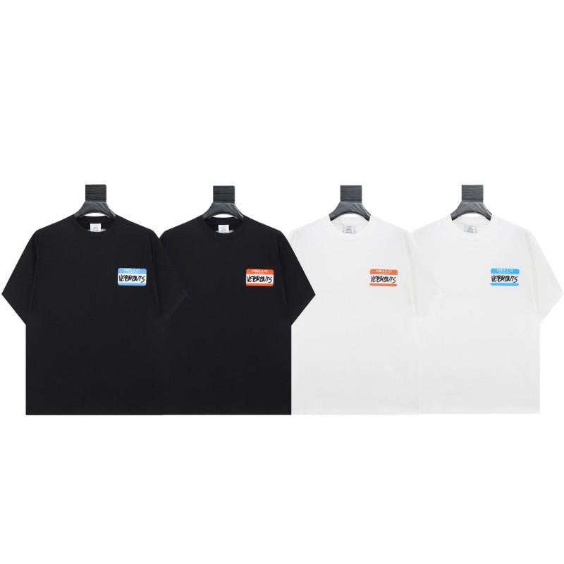 Unisex Übergroßes Vintage Gewaschenes Baumwoll-T-Shirt Mit Gesticktem Buchstaben-Print Lässiges T-Shirt