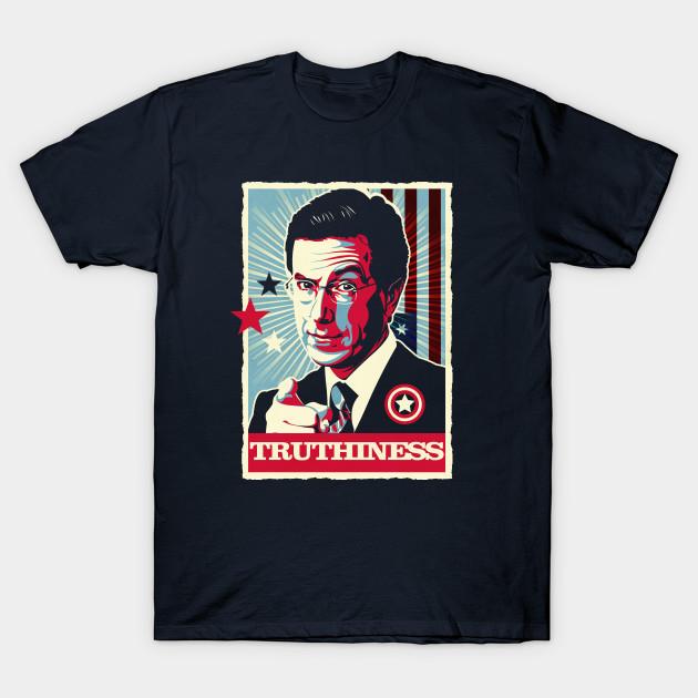 

Men Black Print T-shirt Truthiness No-Cut Transfer Paper Print Cotton Tshirt 4XL