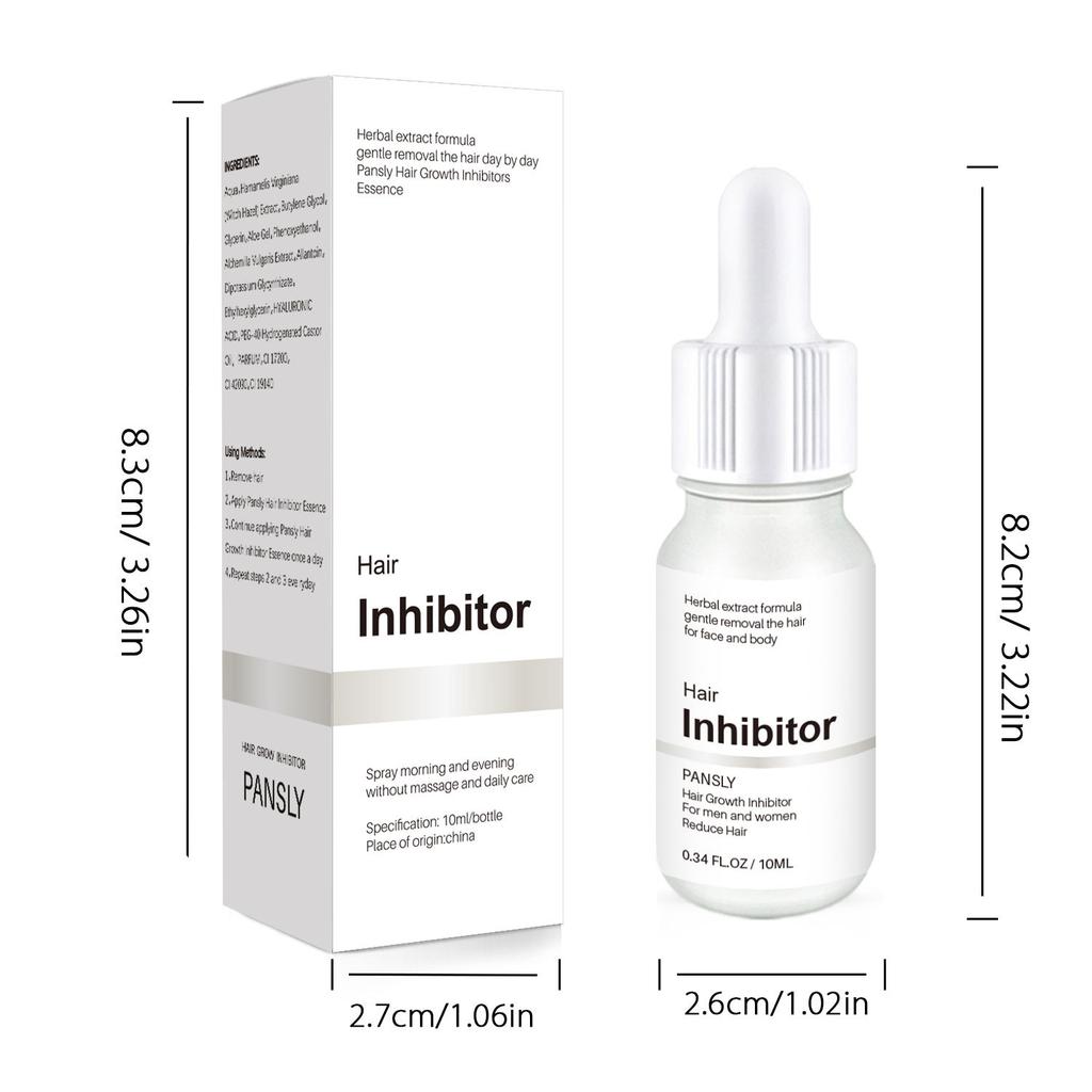 PANSLY Post-Hair Removal Serum – Soothes & Nourishes Skin, Helps Minimize Regrowth, 30ml
