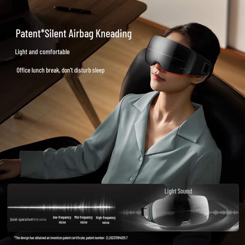 Philips Visible Smart Eye Massager with Heat and Bluetooth Music CN plug (adapter included)