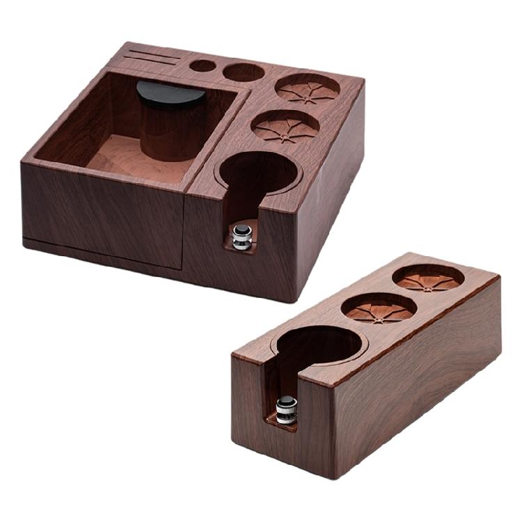 Coffee Tamper Station Coffee Portafilter Holder Tamping Station Coffee Portafilter Organizers Plastic Texture for Coffee