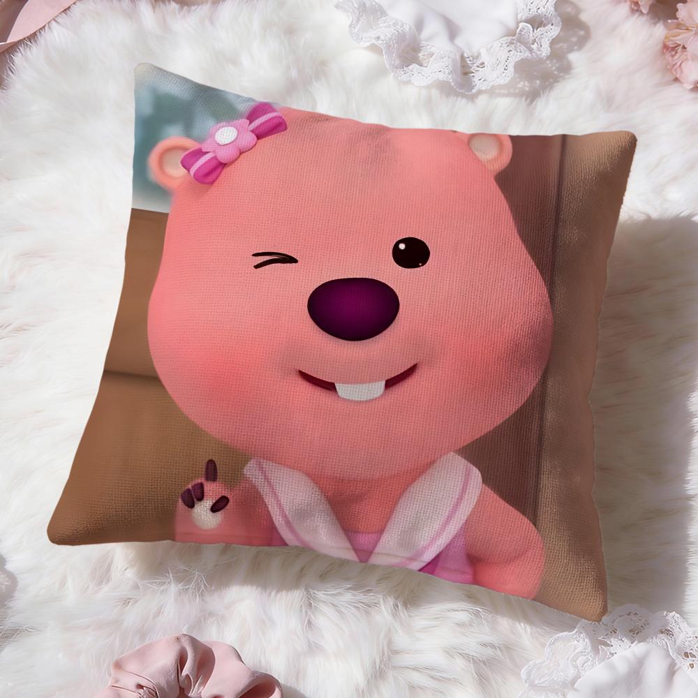 Hot LLoopyew Cushion Cover Soft Washable Pillow Case Multi-Scene for Couch Bed Travel Office Use