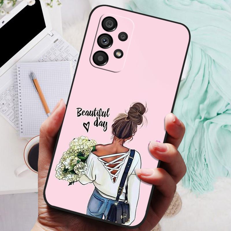 For Samsung A53 5G Case Soft TPU Silicone Phone Covers for Samsung Galaxy A33 A73 5G Case Bumper A 53 A53 Shockproof Coque Cover