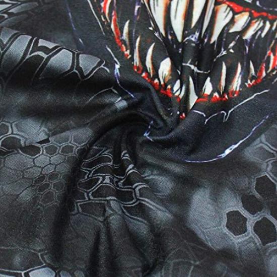 Obacle Šátek na obličej Poloviční obličejová sluneční tenká kamaše na krk s 3D krytem obličeje Maska pro muže a a jízdu Bílá maska, Maska, Prach, Vítr, Ochrana, Odolná,