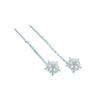 Silver Snowflake Tassel Zircon Ear Cuffs - Versatile, Elegant, Fairy-Inspired Earrings for Women