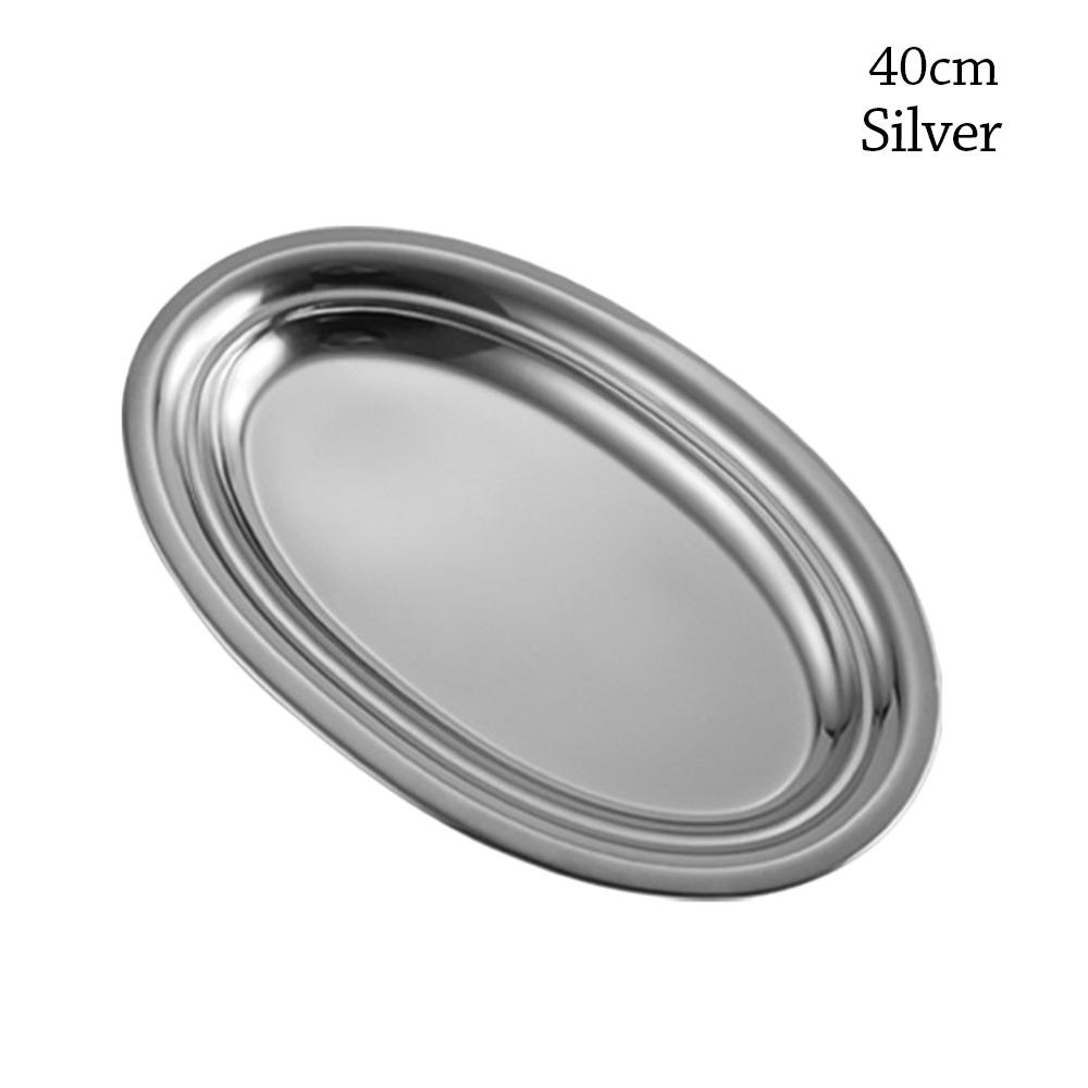 Large Capacity Steamed Fish Dish 304 Stainless Steel Baking Tray  for Cooking Serving