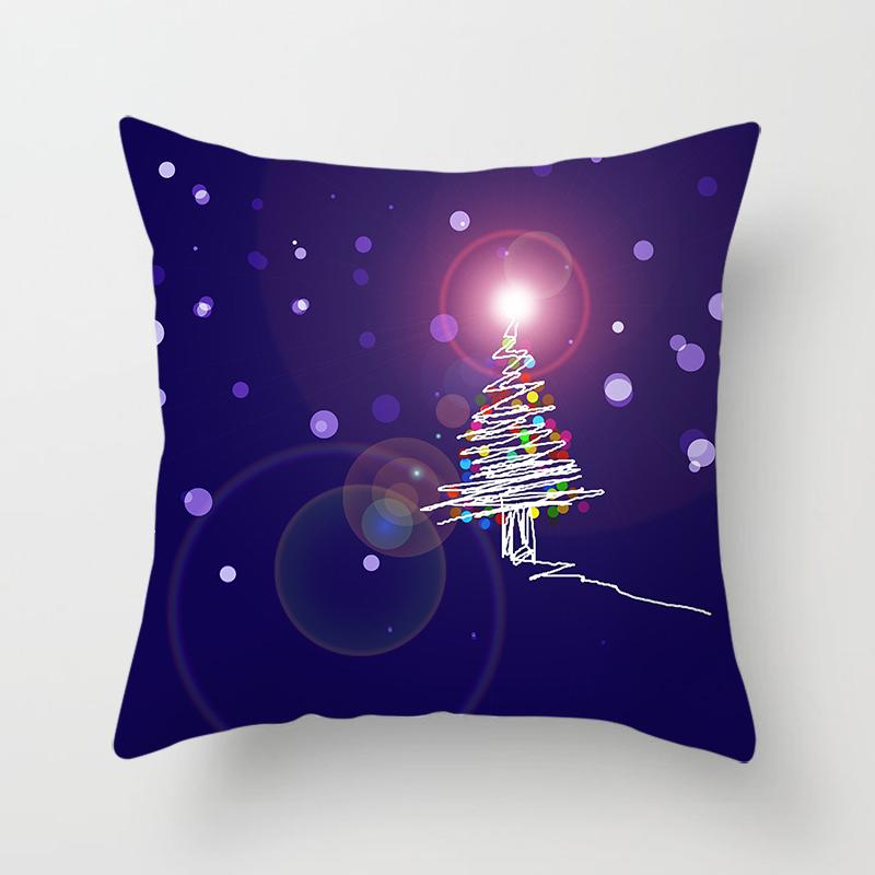 Cartoon Christmas Throw Pillow Set Santa Claus Sofa Gift Home Decor Pillowcase Christmas Gift Pillowcase