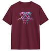 Unisexs Liebe Metallband HIM Heartagram T-Shirts 100% Baumwolle Kleidung Lässiges Kurzarm Rundhals-T-Shirt Grafik-T-Shirts