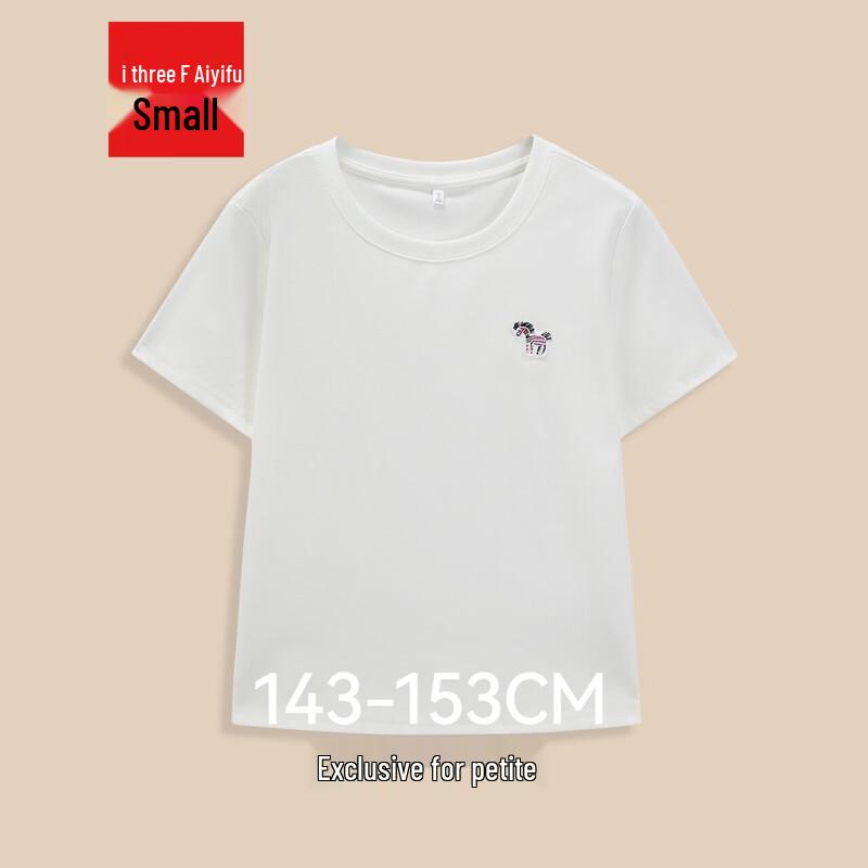 IEF Petite Korean Style Crewneck T-Shirt XS
