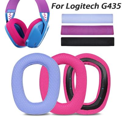 Vervangende oorkussens voor Logitech G435 hoofdtelefoon Memory foam oorkussens Oorkappen Hoofdband Hoofdtelefoonaccessoires