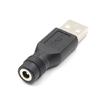 Kompakter USB-Stecker auf DC-Buchse Adapter 4,8 cm Ladekonverter Zubehör