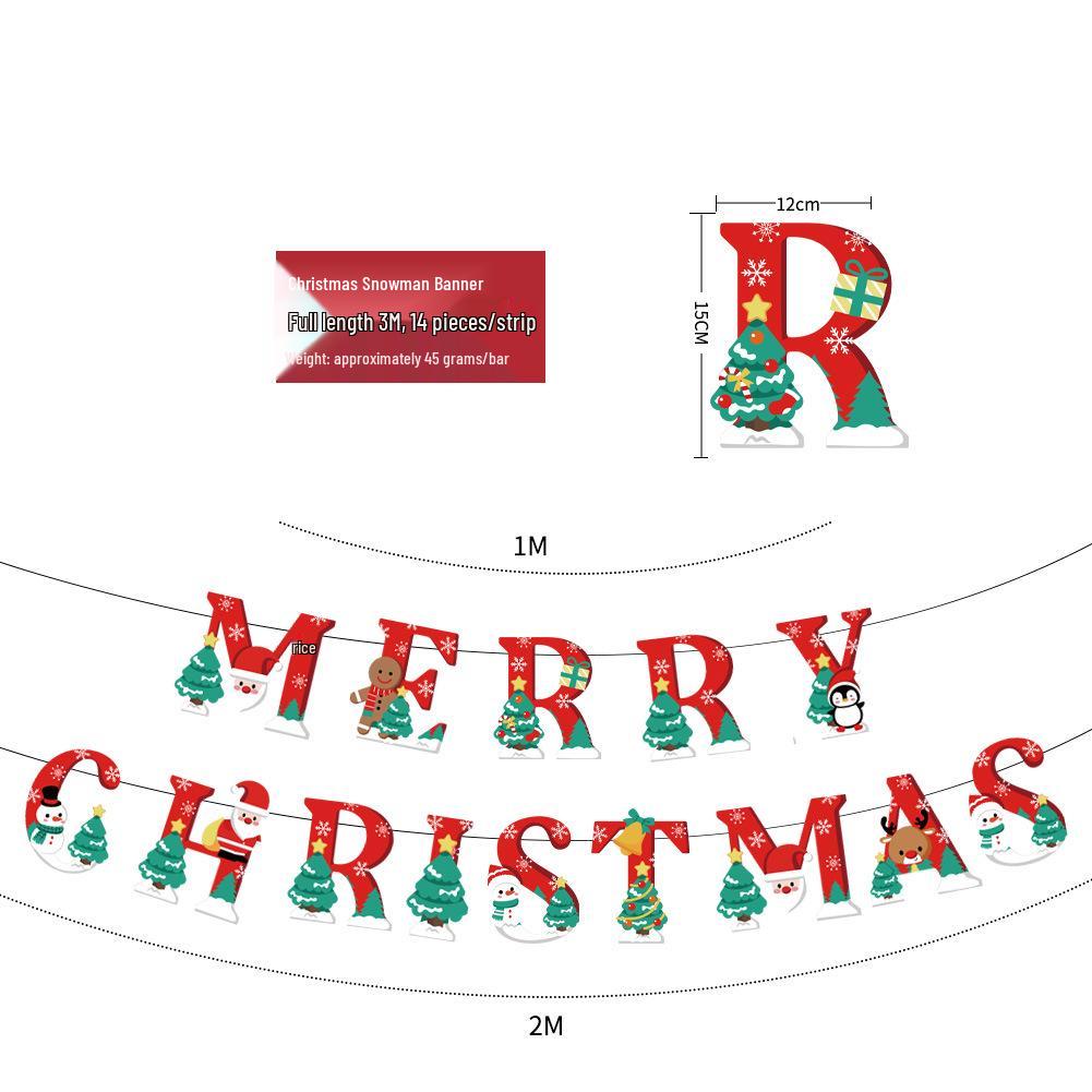 Birthday & Holiday Fishtail Bunting Banner for Parties