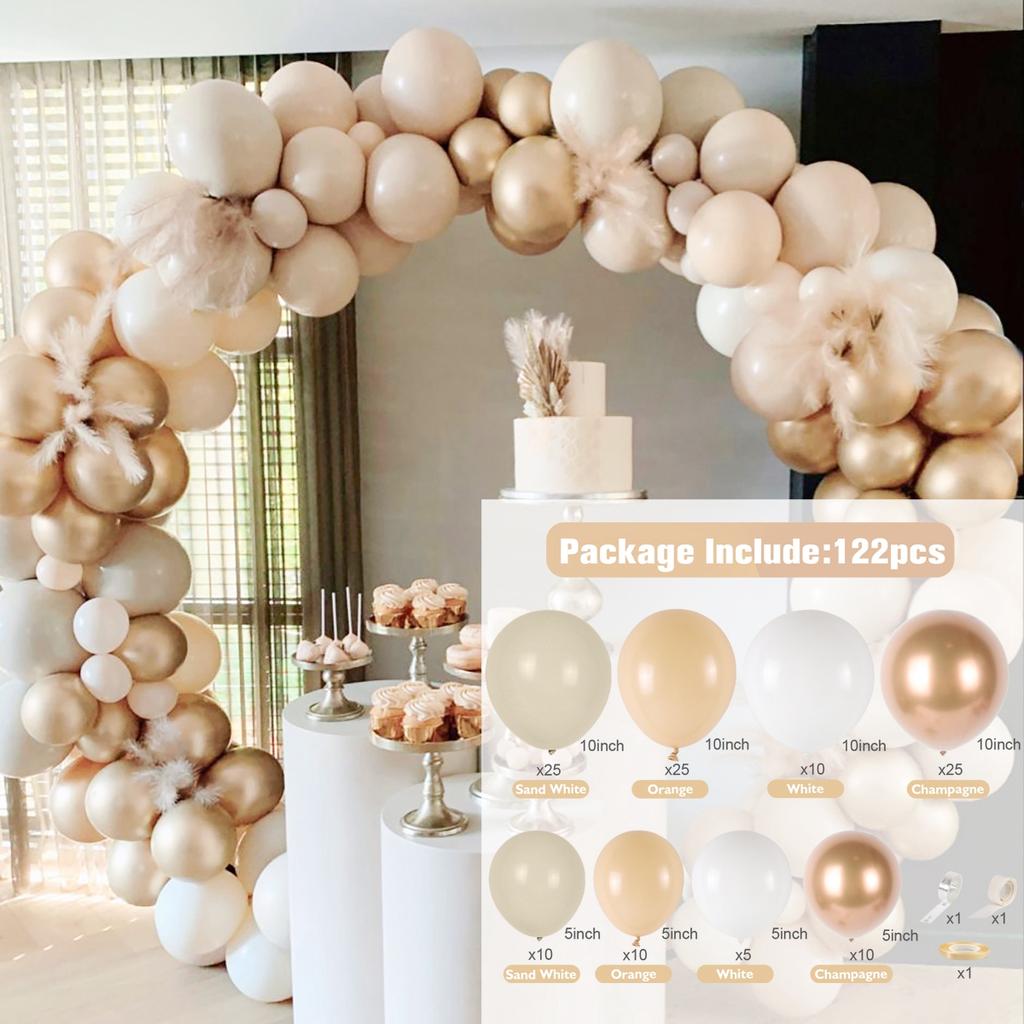 Roségold Ballon Girlande Bogen Kit Geburtstagsparty Deko Kinder Mädchen Hochzeit Geburtstagsparty Ballon Zubehör Babyparty Latex Ballon