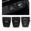 Car Charger USB Interface Socket Interior QC3.0 USB Fast Charger For Toyota Rav4 Accessories