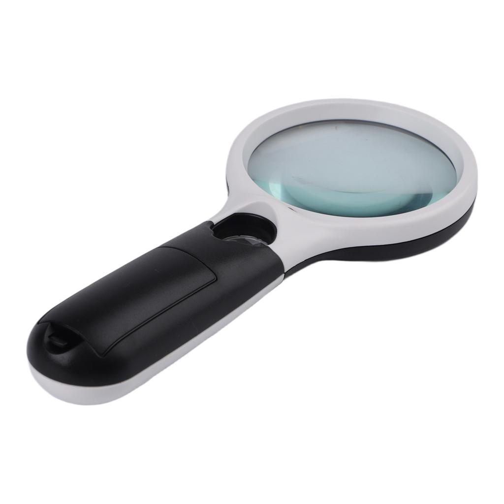 3X Magnification 45X Handheld Loupe LED Magnifying Glass
