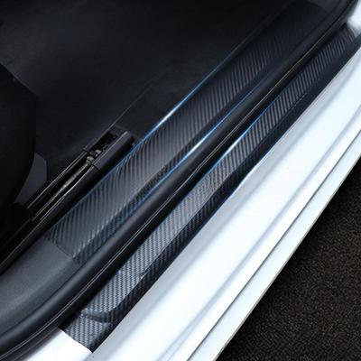 3D Carbon Fiber Protective Strips: Universal, Anti-Collision Door and Mirror Stickers