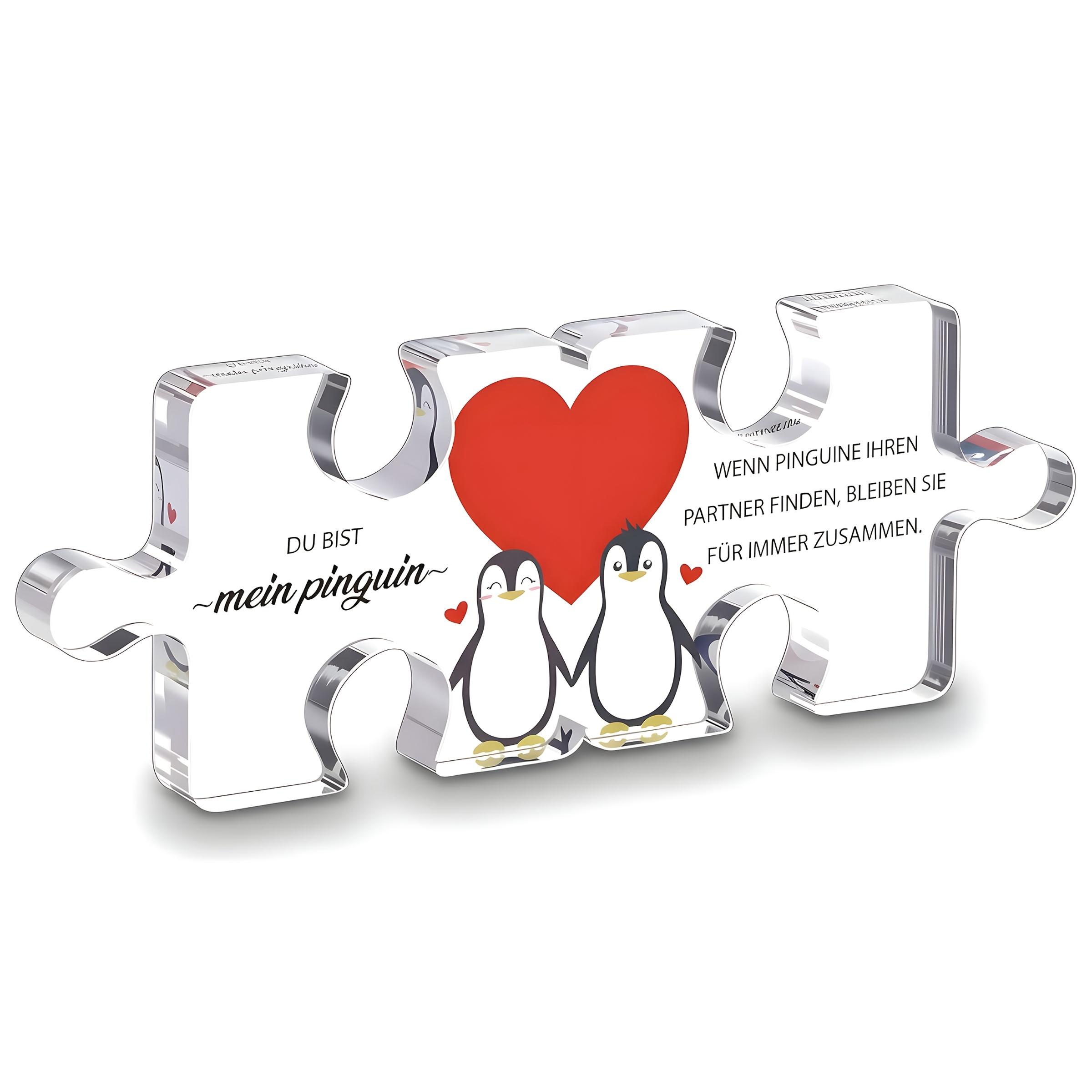 1pc Romantic Acrylic Puzzle |  Lifelong Companion  Message, Ideal for Valentine S Day and Anniversaries, Classic Style, Tabletop Display 15*6cm