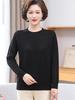 Mom's Autumn & Winter Long Sleeve Round Neck Knit Sweater for Middle-Aged & Elderly Women