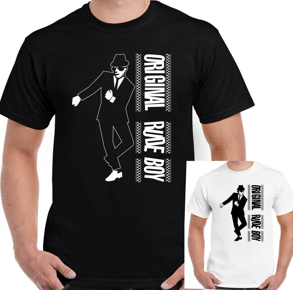 Rude Boy T-shirt 2 Tone Mens Original Two tone 2Tone Records Unisex S