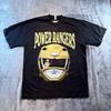 Vante Yellow Ranger Size Large Rare 100% Cotton T-shirt Mens Tees Top Mighty Morphing Power Rangers