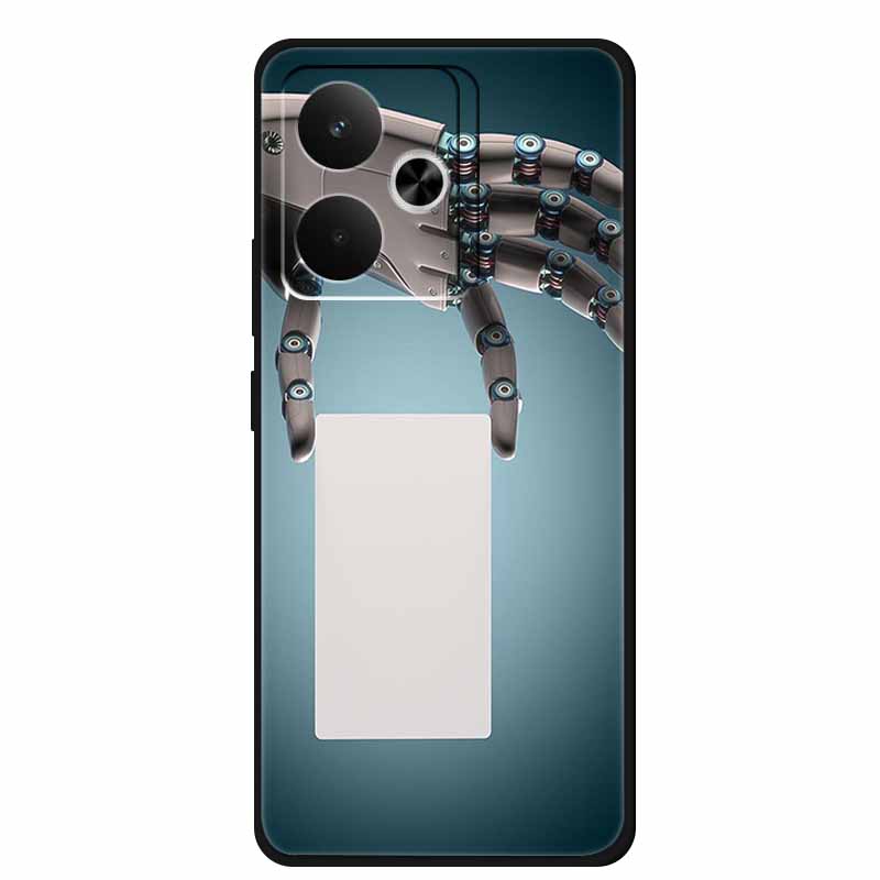 For Realme GT 7 T 7T Phone Case Fashion Photos Black Silicone Soft Back Cover Case For Realme GT 7T GT7 7 T Case GT7T Coque Capa