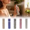 Portable 10ml Perfume Bottle Full Rhinestone Leak-proof Spray Bottle Refillable Ultra-fine Mist Fragrance Container for Woman