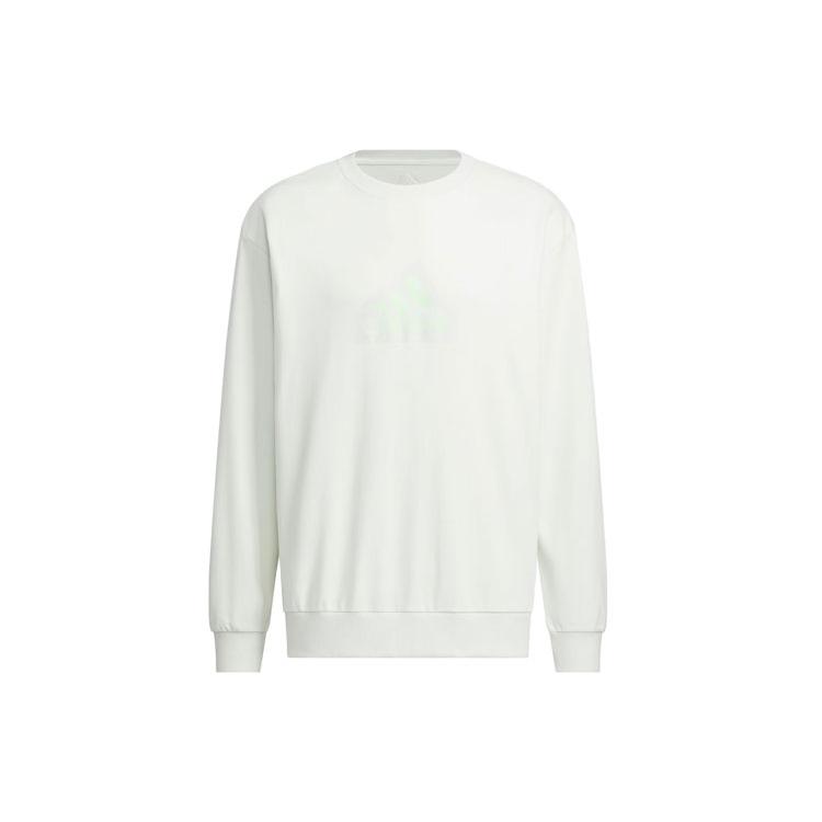 

New Adidas FW23 Sweatshirt Men s Crystal Blue IT3991 XXL