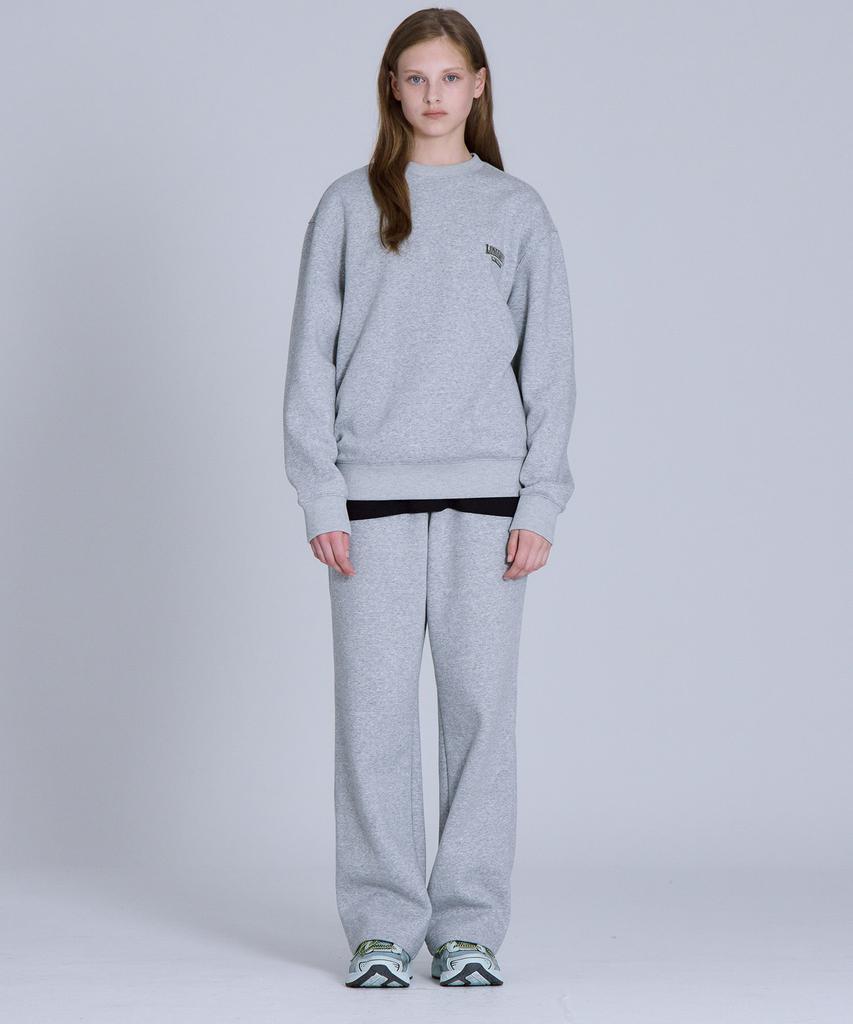 BASIC HOUSE Uni Brushed Terry Straight Fit Pants (3 Colors) Lapt7102