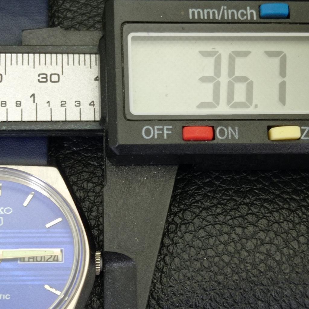 VINTAGE SEIKO 5 AUTOMATIC 6309A JAPAN MENS BLUE COLOR DIAL WATCH a701654-5 R206c-a701654