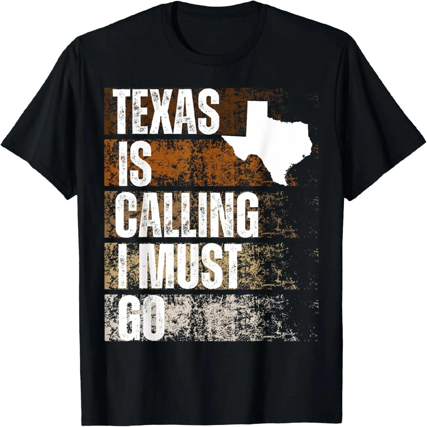 TEXAS IS CALLING I MUST GO FUNNY TEXAS STATE LOVERS T-Shirt XXXXXL разноцветный