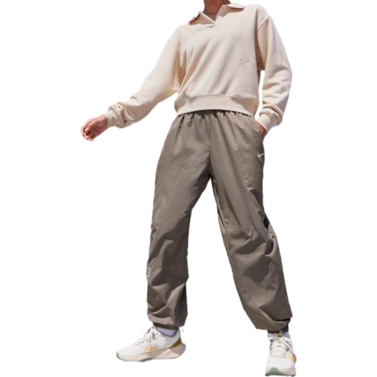 New Nike Polo Shirts Women's Dune White FZ4338-126