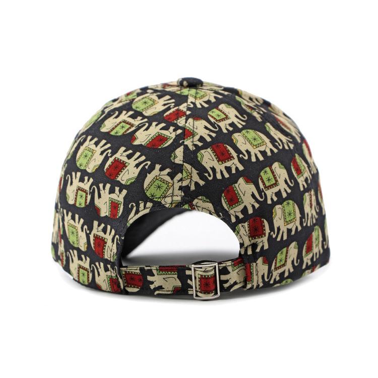 Casquette de baseball rigide imprimée unisexe