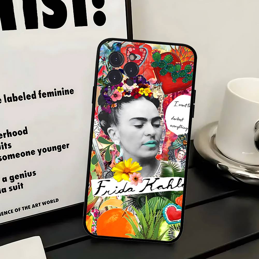 

Fashion F-Frida K-KahlosS For Iphone 17 16 15 14 11 12 13 Pro Max Plus Case Cute Art Phone Cover iPhone 16 pro