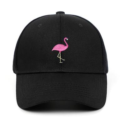 Flamingo Baseball Cap Hip Hop Embroidery Bird Dad Hat Outdoor Sports Snapback Hat Streetwear Hiphop Cap Bone