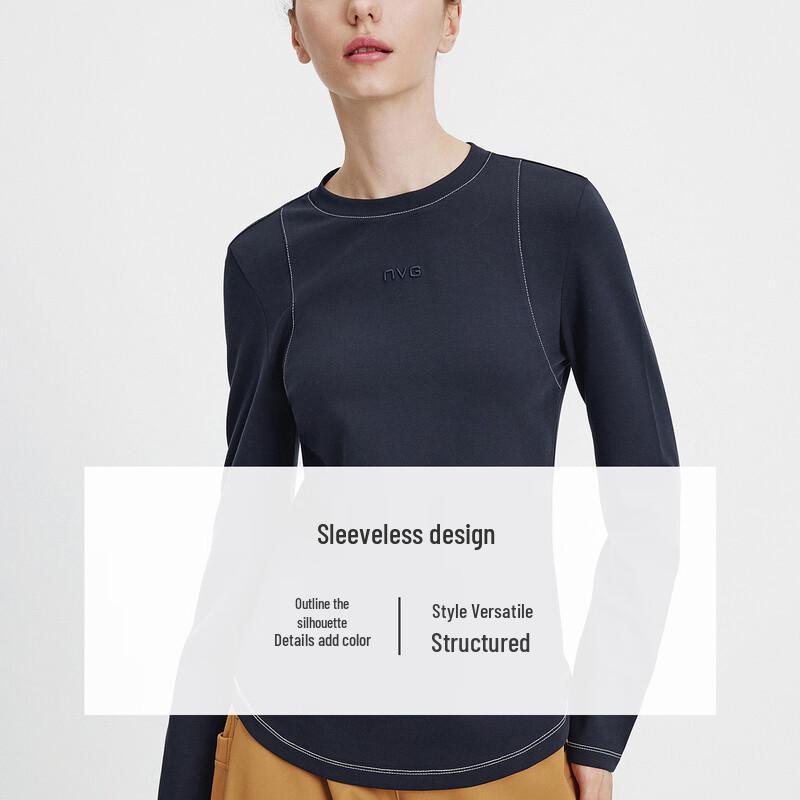 Navigare Women's Long Sleeve Round Neck T-shirt