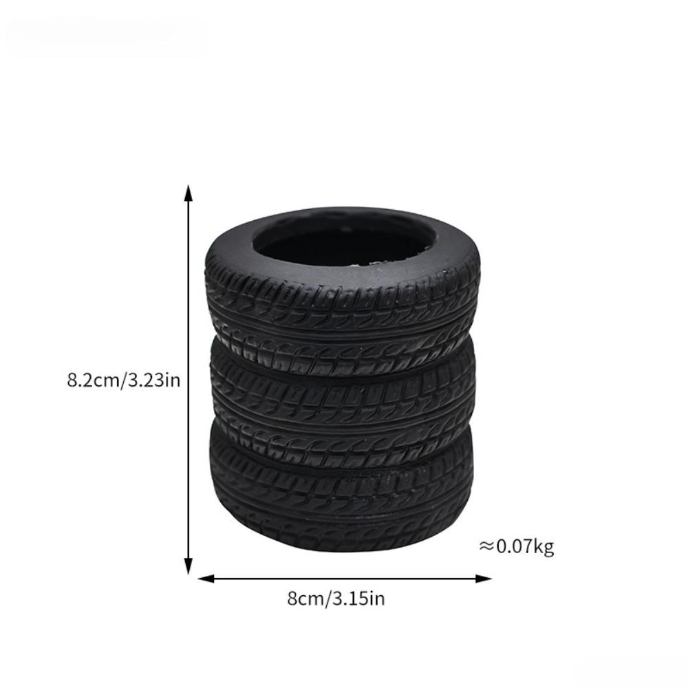 1 Pc Creative Tire Pen Holder, Personalized Stationery Storage Bucket, Office Desktop Storage Tube