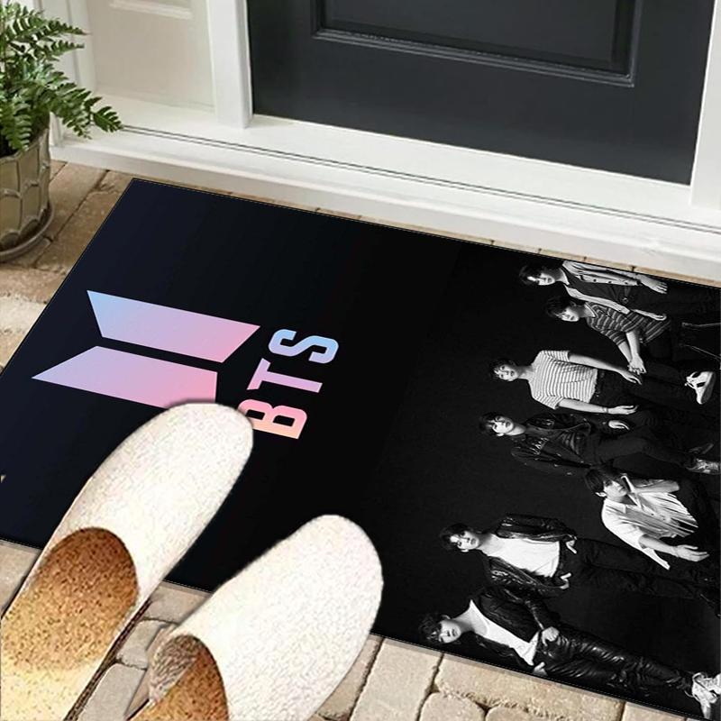 Colorful kpop Artwork Office Rug Chair Mat, Game Carpet, Suitable for Front Door, Bedroom, Living Room, Desk, Holiday Gift