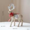 Christmas Champagne Silver Red Christmas Deer Holiday with Single Product Window Scene Christmas Tree Decorations  New