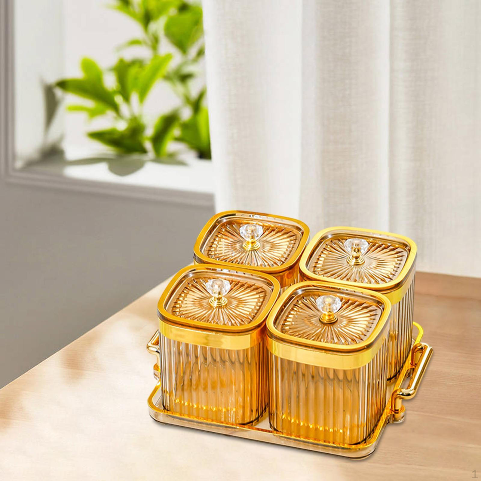 

Тарелка для сухофруктов, разделенная на порции, скандинавская тарелка для закусок, конфетница с крышкой для дома, столовая amber