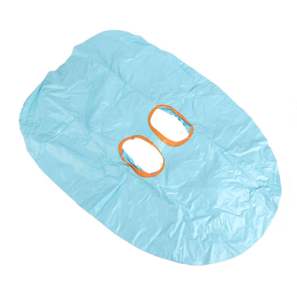Inflatable Pool Float PVC Airplane Shape Swimming Ring Float Boat with Steering Wheel for Toddler Kids
