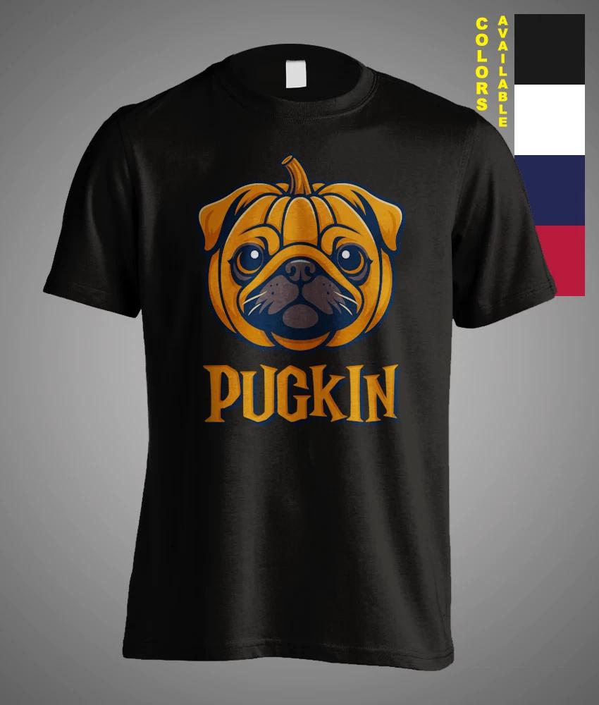 Pugkin Pug Pumpkin Halloween Thanksgiving Dog Puppy Meme Funny Gift T-Shirt S