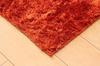 IKEHIKO Rug, 4-Tatami Size, Solid Shaggy Texture, Available In Large Orange, Approx. 200 X 300 Cm, Compatible with Heated Carpets, #3952239