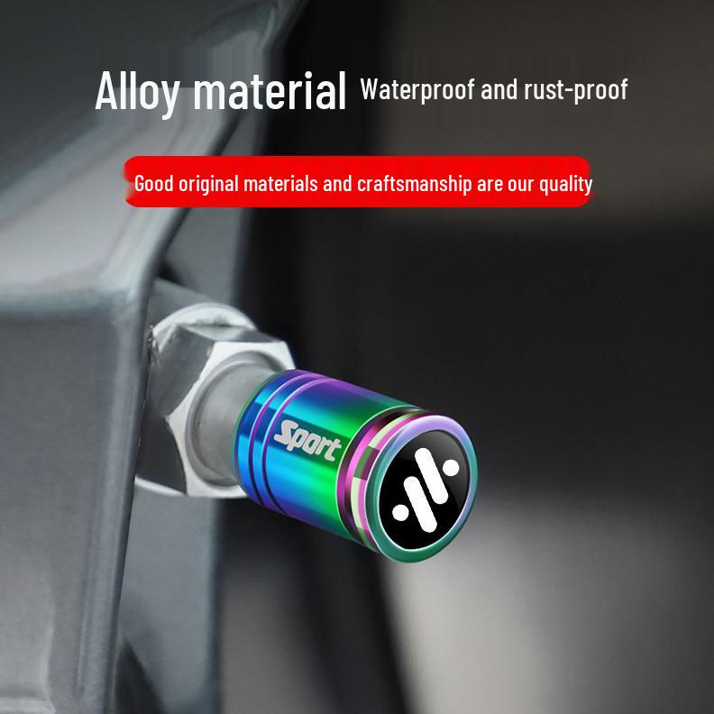 Anti-Theft Metal Dust Caps for IM LS7/LS6/L7 Car Tire Valves