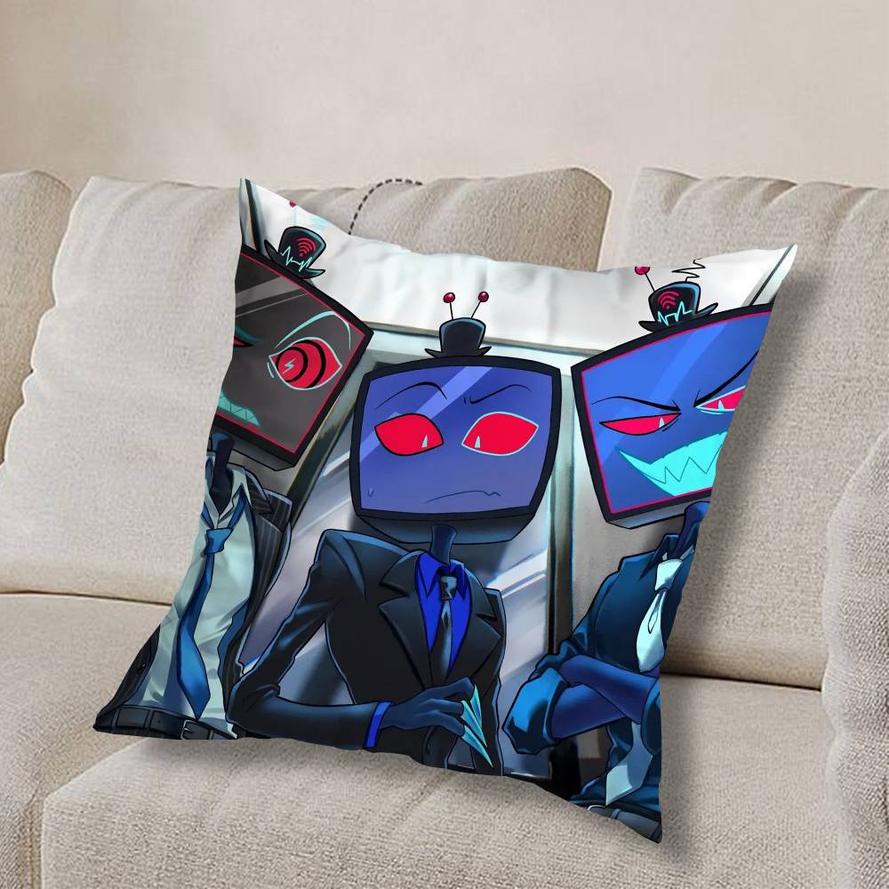 Hazbin Vox H-HotelS Fidati di Noi Federa Federa Cuscino Divano Soggiorno Copricuscino Adatto Per Casa Camera da Letto Decorazione Stanza